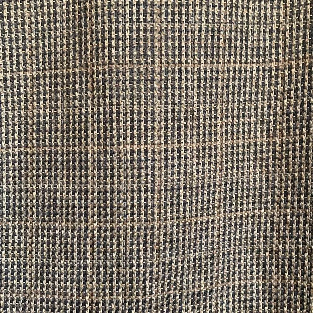 Lauren Ralph Lauren Mens Sport Coat Blazer 40S Brown Tattersall Wool‎